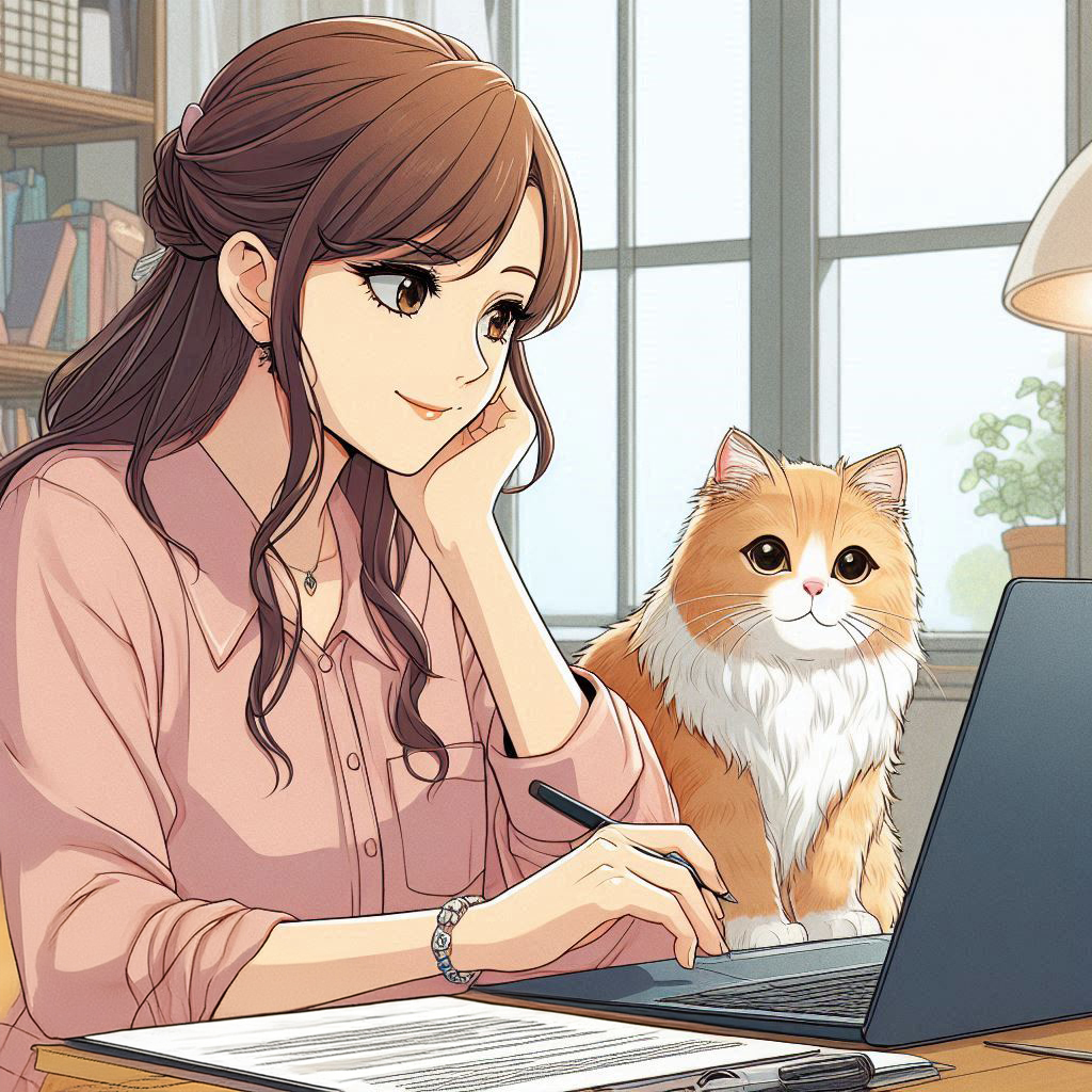 京都の看護予備校 アルファゼミナール インターネットで調べ物をしている画像