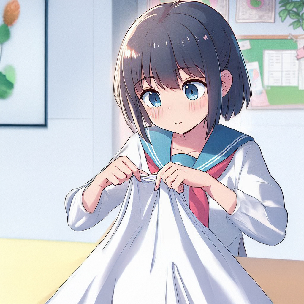 実技試験『大きな布を三角に折りたたむ』の画像 京都の看護予備校アルファゼミナール  看護大学・看護学校・助産学校・保健師学校受験対策