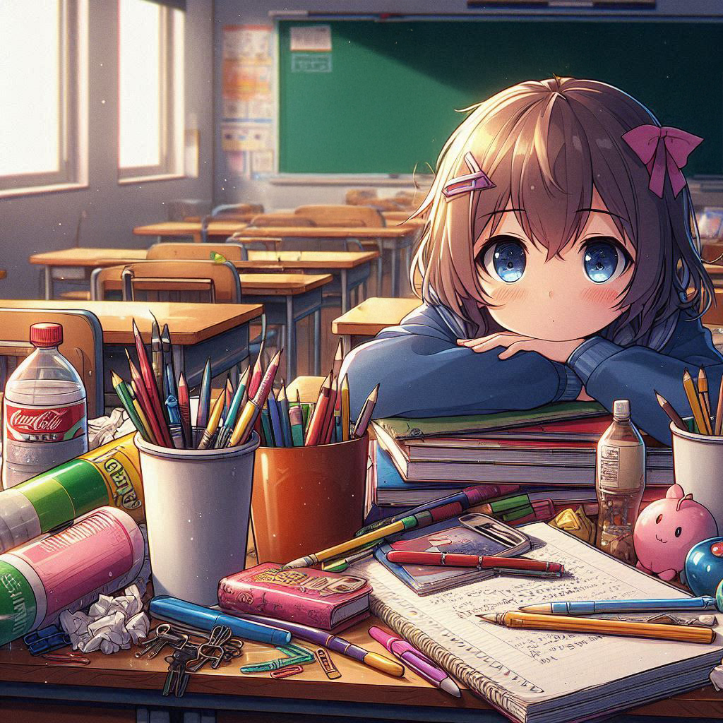 看護学校の入試で行われた実技試験(7)『あなたの勉強する環境を整えてください。（指示にしたがって教室の机を片付ける）』
