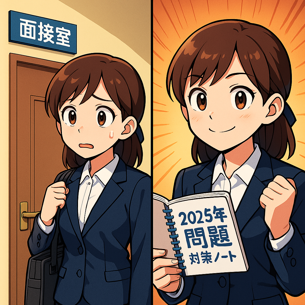 保健師学校の入試の面接で聞かれた内容(3)『2025年問題について話してください(60秒以内）』